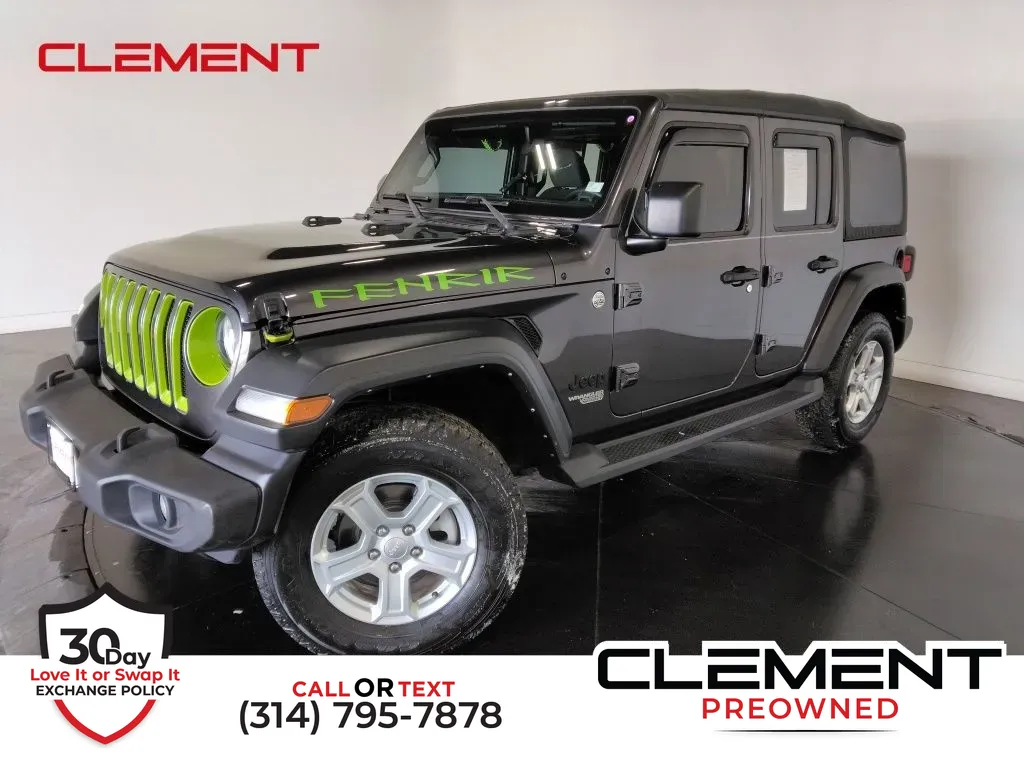 Gray 2021 Jeep Wrangler Unlimited Sport S for sale in St. Charles, MO