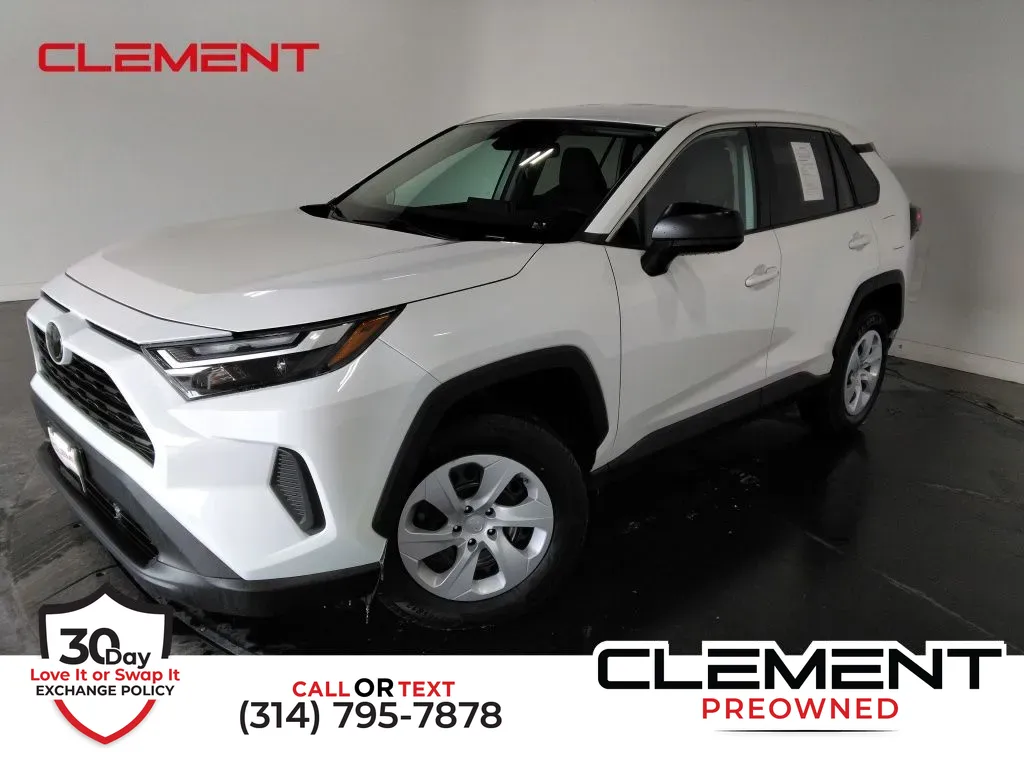 White 2024 Toyota RAV4 LE for sale in St. Charles, MO