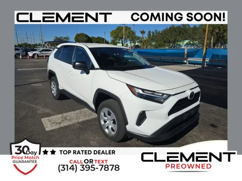 White 2024 Toyota RAV4 LE for sale in St. Charles, MO