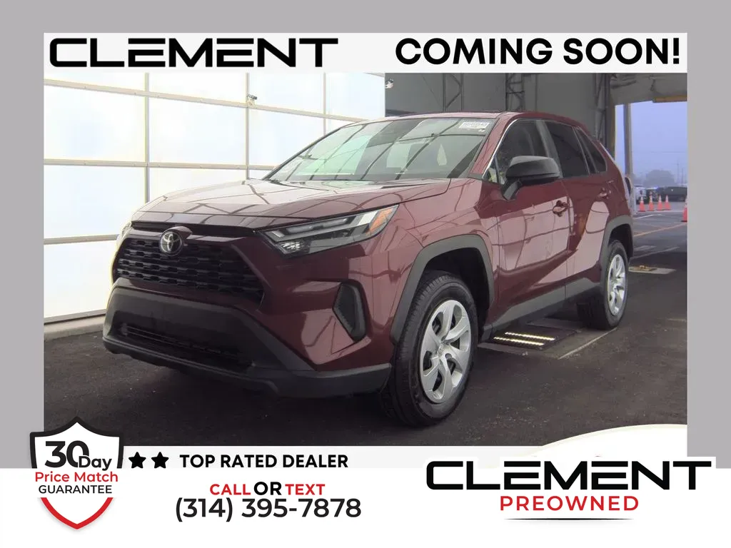 Red 2024 Toyota RAV4 LE for sale in St. Charles, MO