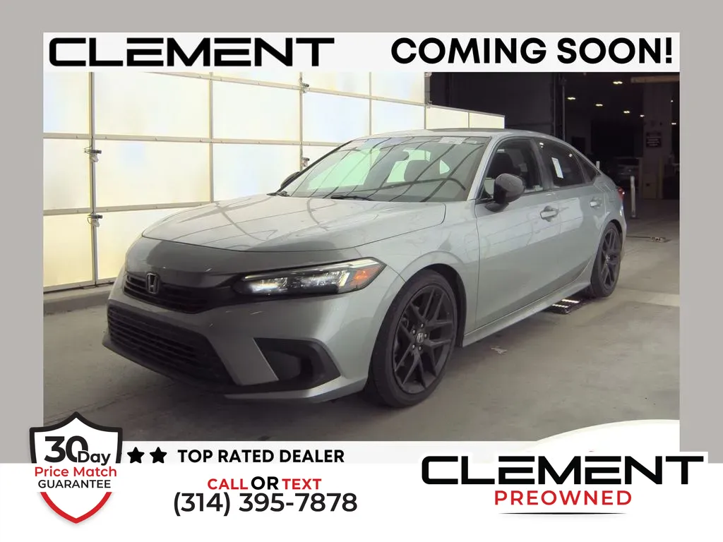 Silver 2022 Honda Civic Sport for sale in St. Charles, MO