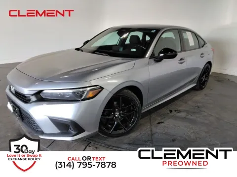 Silver 2022 Honda Civic Sport for sale in St. Charles, MO