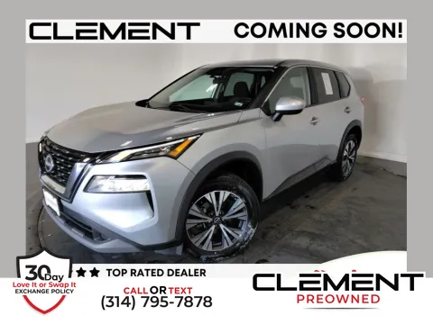 Silver 2023 Nissan Rogue SV for sale in St. Charles, MO