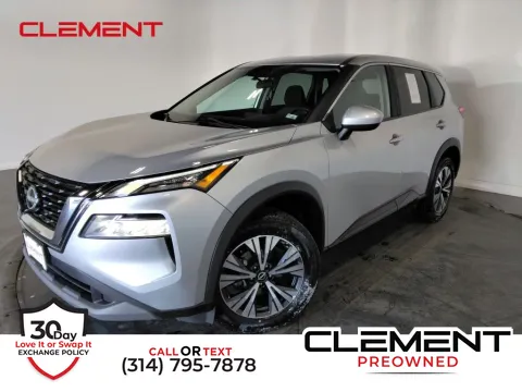 Silver 2023 Nissan Rogue SV for sale in St. Charles, MO