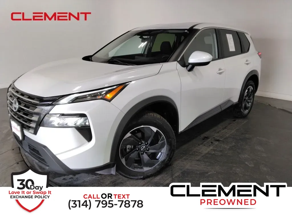 White 2024 Nissan Rogue SV for sale in St. Charles, MO