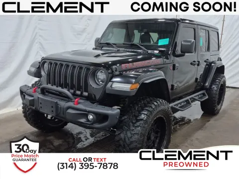 Black 2019 Jeep Wrangler Unlimited Rubicon for sale in St. Charles, MO