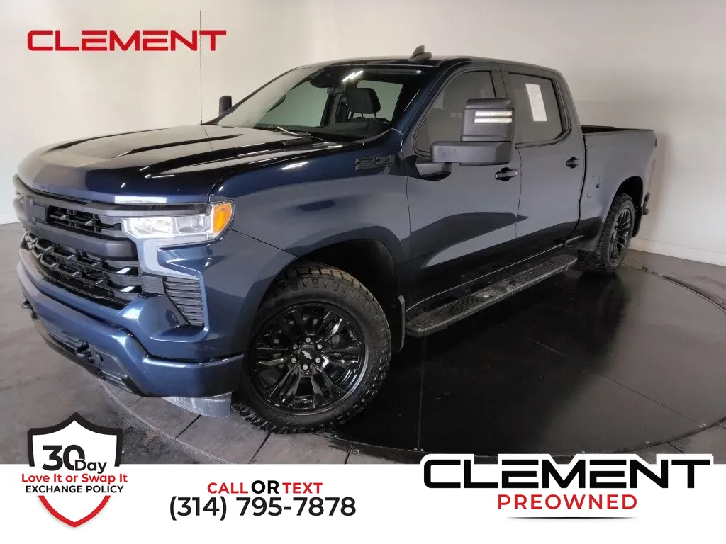 Blue 2023 Chevrolet Silverado 1500 RST for sale in St. Charles, MO