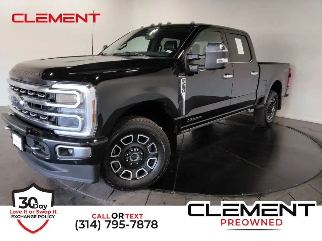 Black 2024 Ford F-250SD Platinum for sale in St. Charles, MO