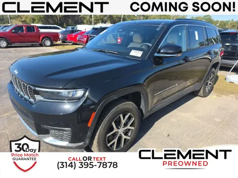 Black 2024 Jeep Grand Cherokee L Limited for sale in St. Charles, MO