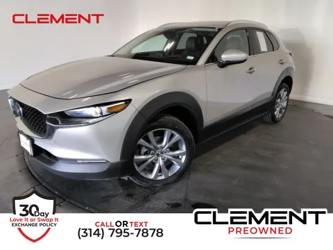 White 2024 Mazda CX-30 2.5 S Premium Package for sale in St. Charles, MO