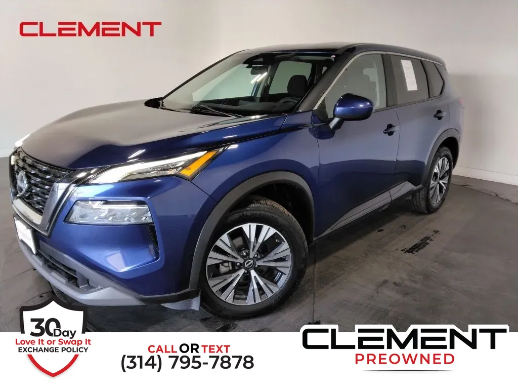 Blue 2023 Nissan Rogue SV for sale in St. Charles, MO