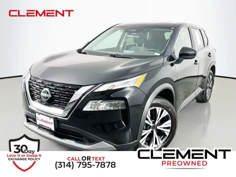 Black 2023 Nissan Rogue SV for sale in St. Charles, MO