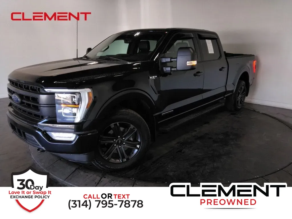 Black 2021 Ford F-150 Lariat for sale in St. Charles, MO