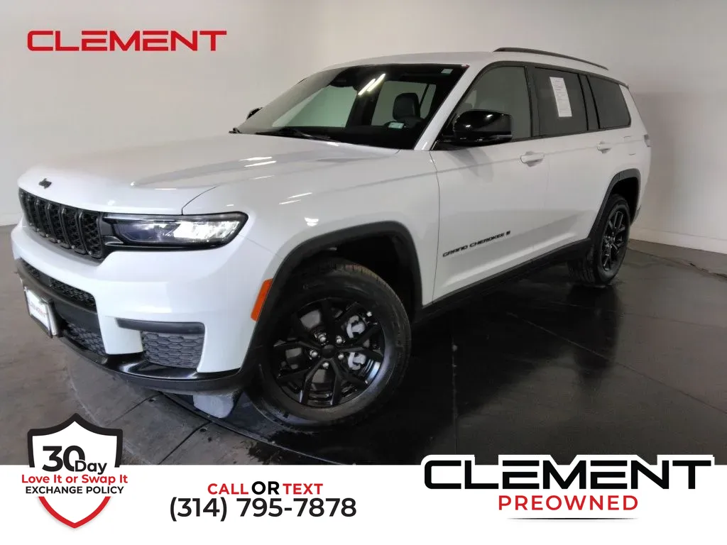 White 2024 Jeep Grand Cherokee L Altitude for sale in St. Charles, MO