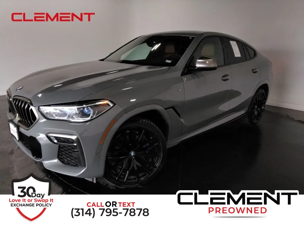 Gray 2022 BMW X6 M50i for sale in St. Charles, MO