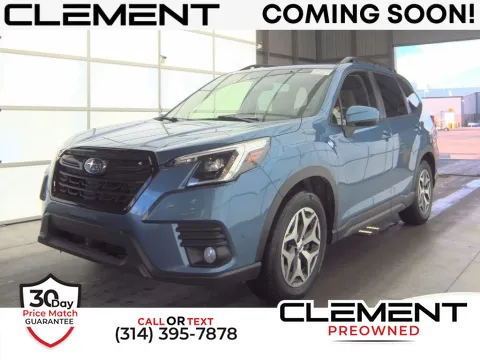 Blue 2023 Subaru Forester Premium for sale in St. Charles, MO