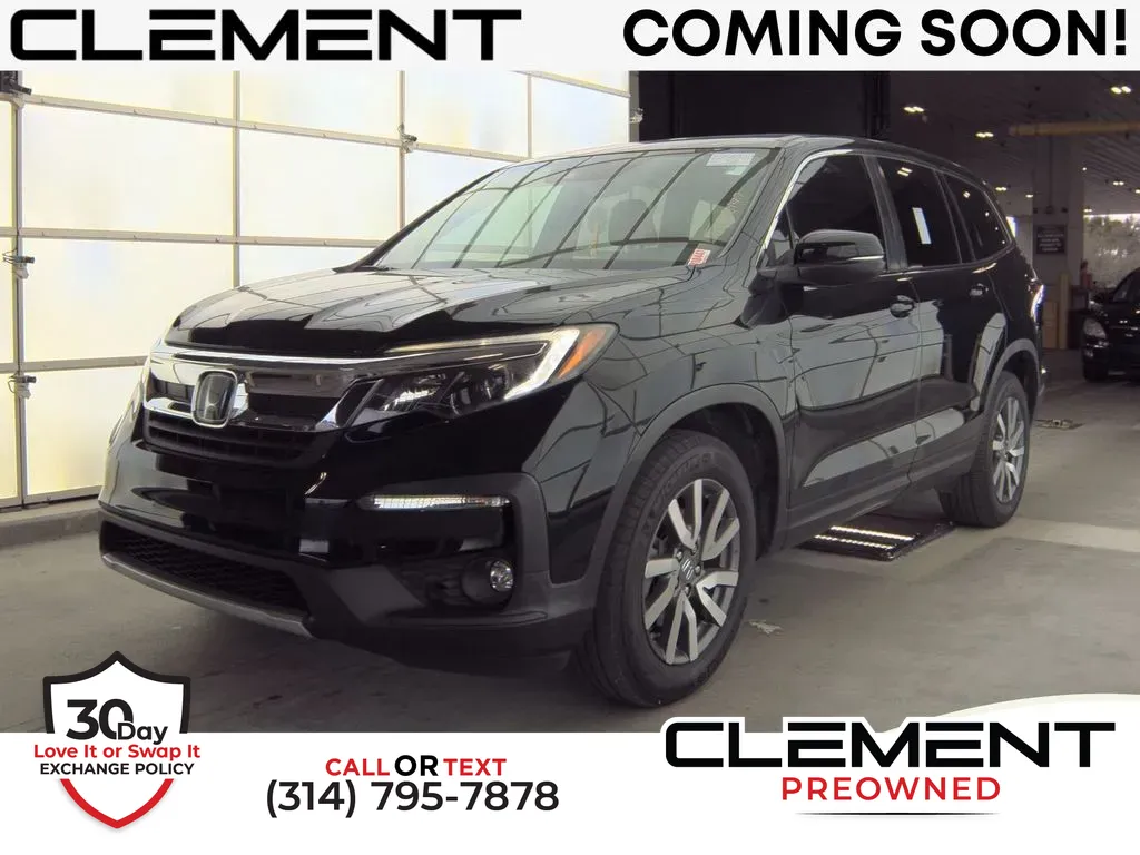 Black 2021 Honda Pilot EX-L for sale in St. Charles, MO