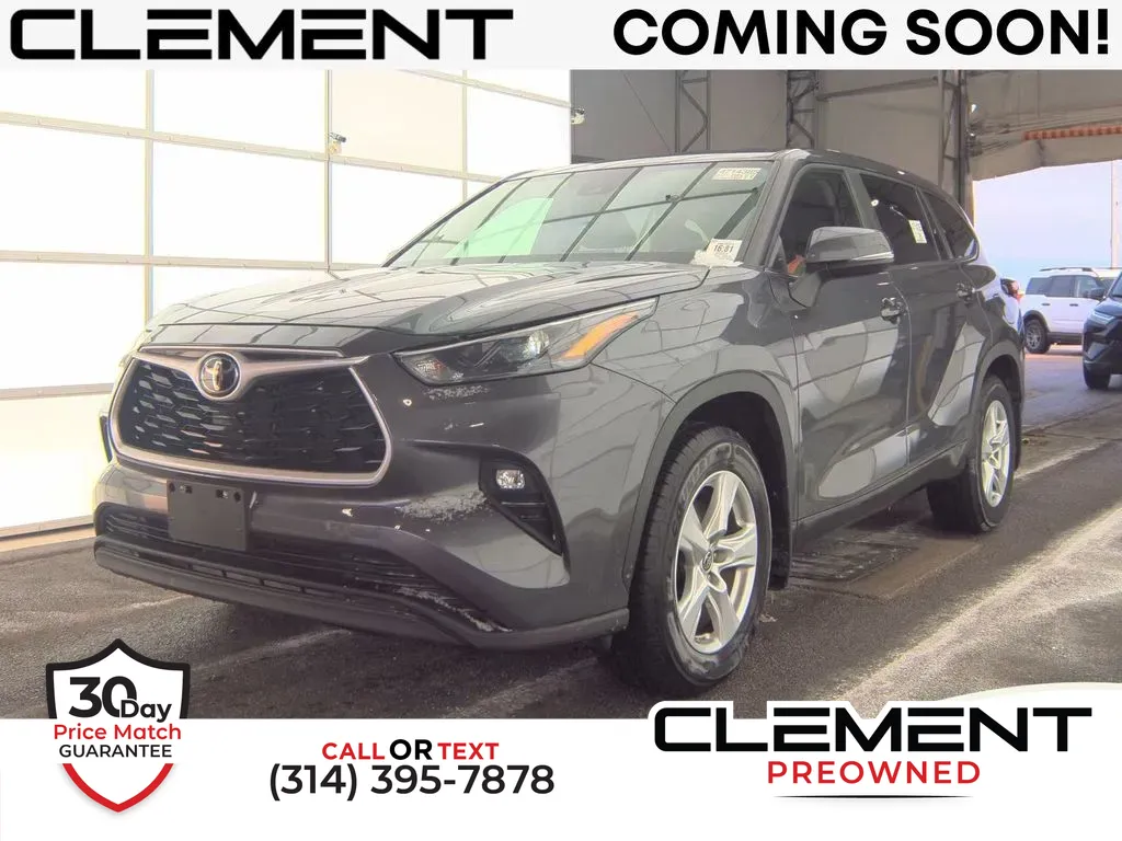 Red 2024 Toyota Highlander LE for sale in St. Charles, MO