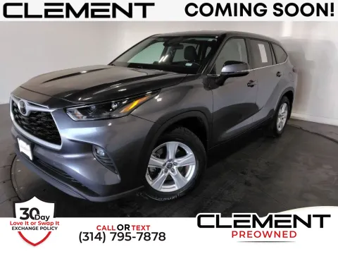 Red 2024 Toyota Highlander LE for sale in St. Charles, MO