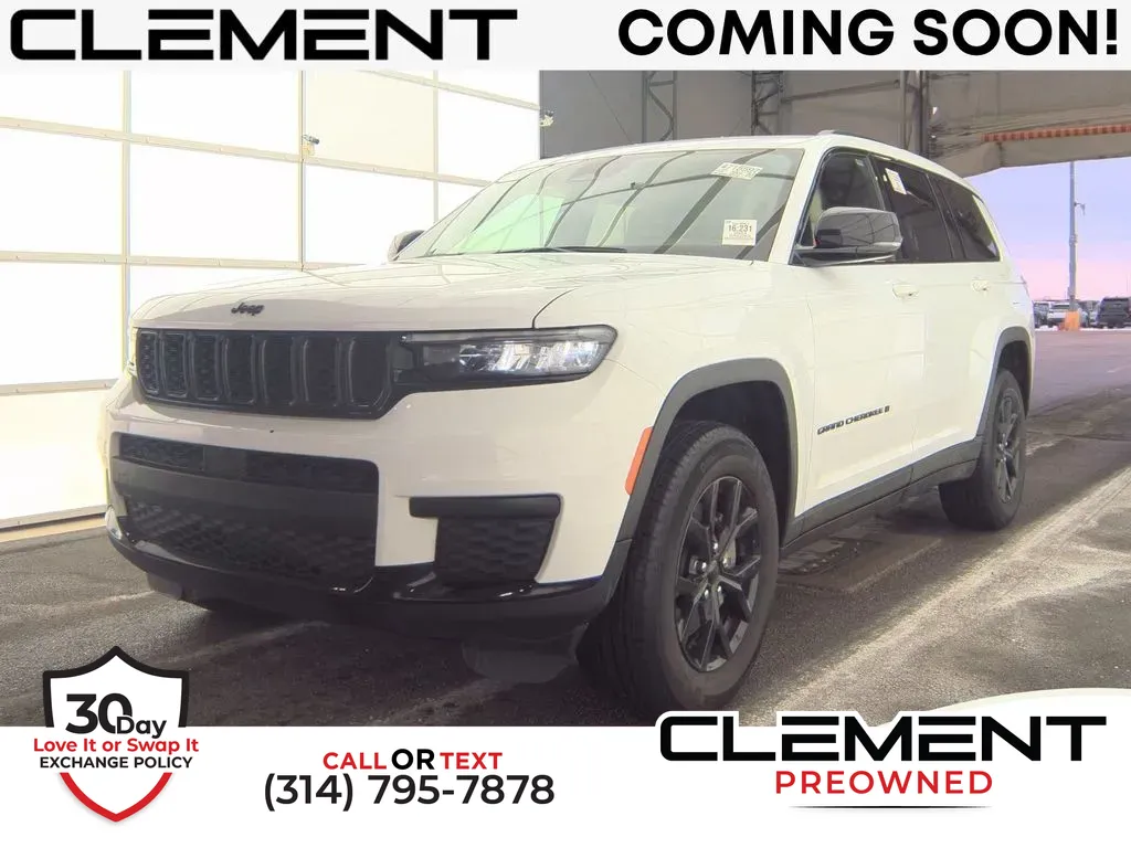 White 2024 Jeep Grand Cherokee L Altitude for sale in St. Charles, MO