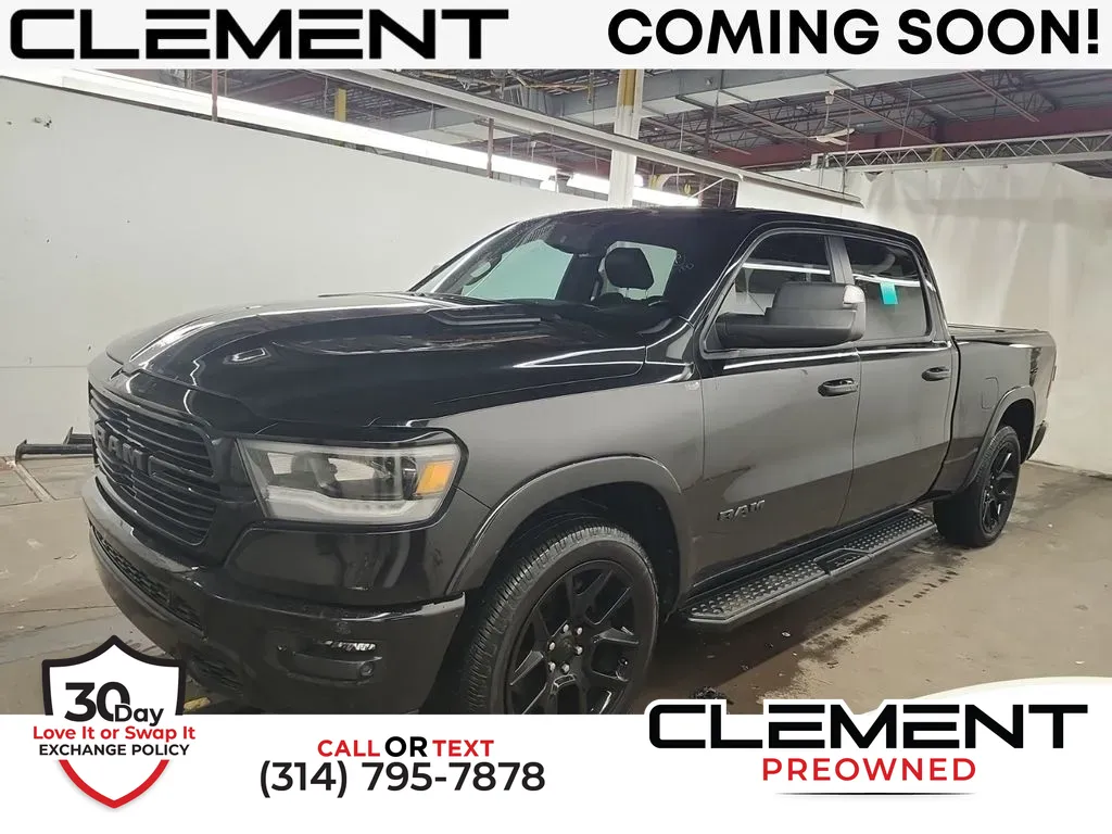Black 2022 Ram 1500 Laramie for sale in St. Charles, MO