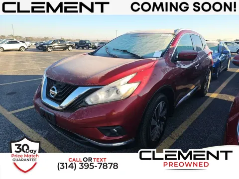 Red 2018 Nissan Murano Platinum for sale in St. Charles, MO