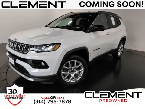 White 2025 Jeep Compass Limited for sale in St. Charles, MO