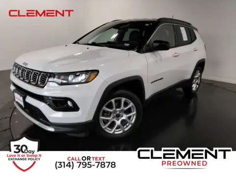 White 2025 Jeep Compass Limited for sale in St. Charles, MO