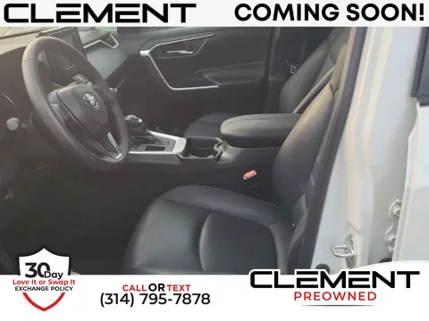 White 2021 Toyota RAV4 XLE Premium for sale in St. Charles, MO