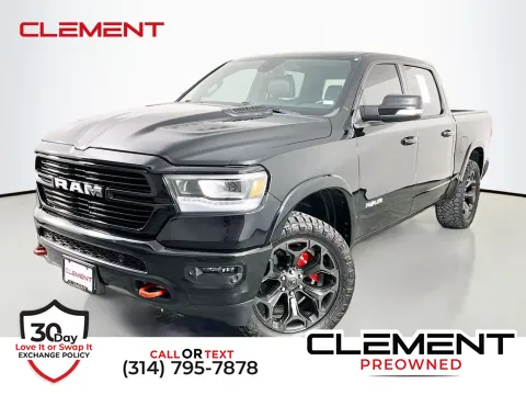 Black 2020 Ram 1500 Laramie for sale in St. Charles, MO