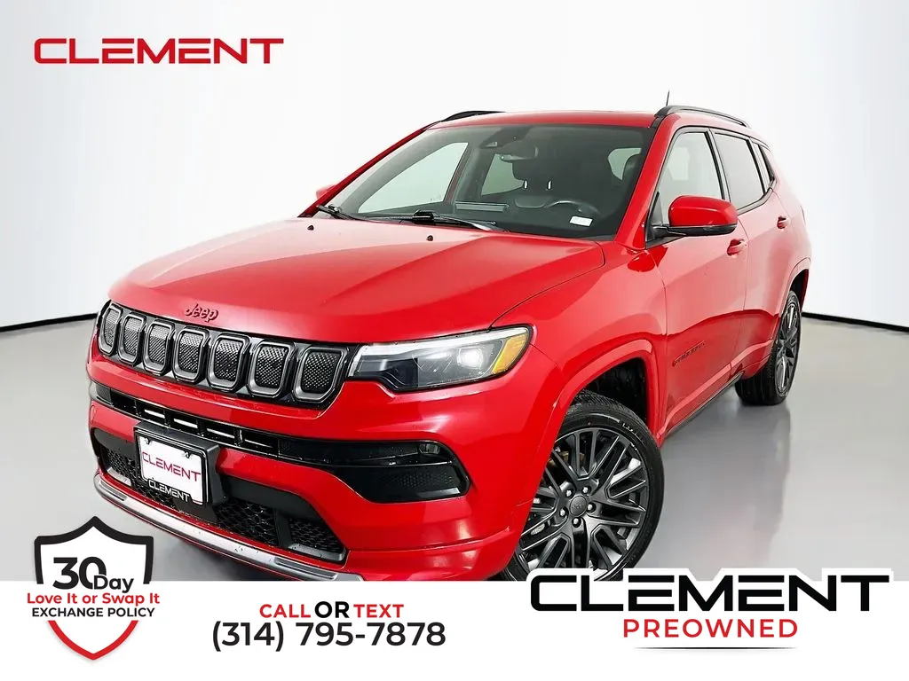 Red 2022 Jeep Compass Limited for sale in St. Charles, MO