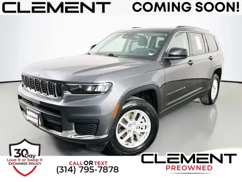 Gray 2023 Jeep Grand Cherokee L Laredo for sale in St. Charles, MO