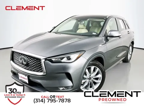 Gray 2022 INFINITI QX50 LUXE for sale in St. Charles, MO