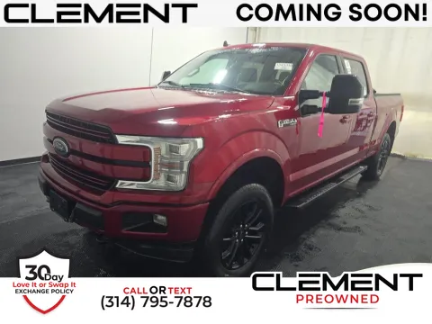 Red 2019 Ford F-150 Lariat for sale in St. Charles, MO