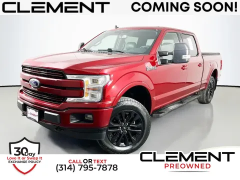 Red 2019 Ford F-150 Lariat for sale in St. Charles, MO