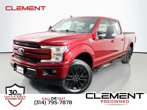 Red 2019 Ford F-150 Lariat for sale in St. Charles, MO