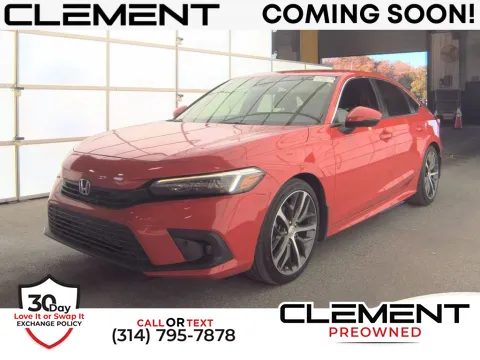Red 2022 Honda Civic Touring for sale in St. Charles, MO