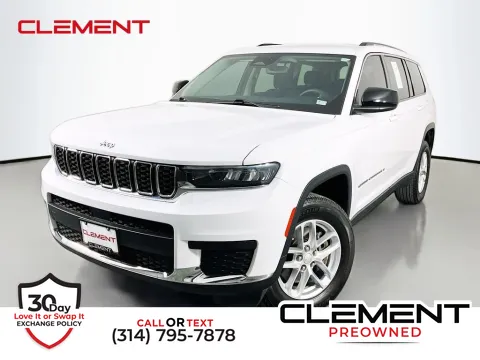 White 2023 Jeep Grand Cherokee L Laredo for sale in St. Charles, MO