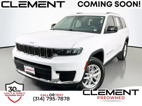 White 2023 Jeep Grand Cherokee L Laredo for sale in St. Charles, MO