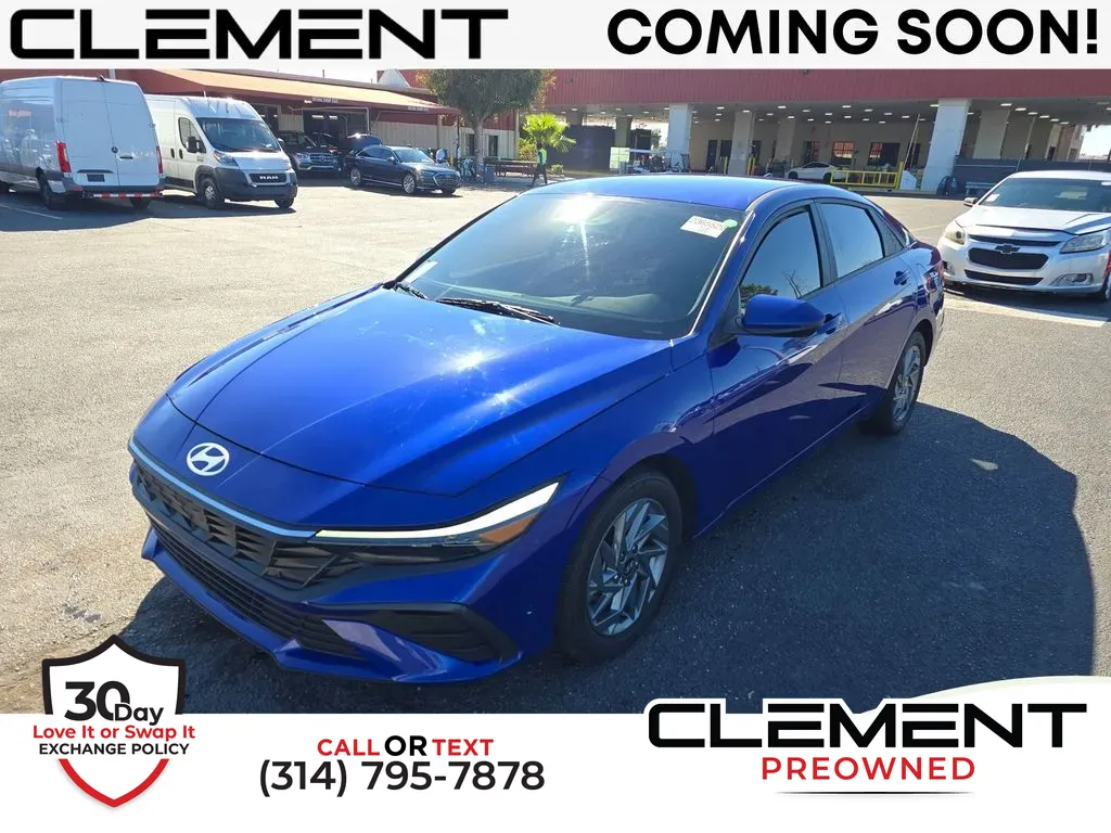 Blue 2024 Hyundai Elantra SEL for sale in St. Charles, MO