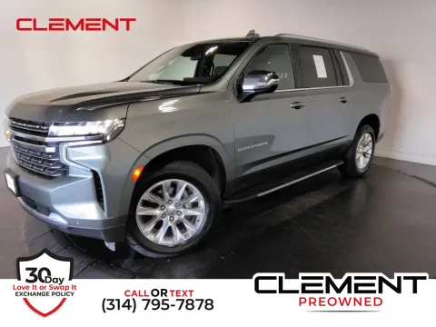 Silver 2023 Chevrolet Suburban Premier for sale in St. Charles, MO