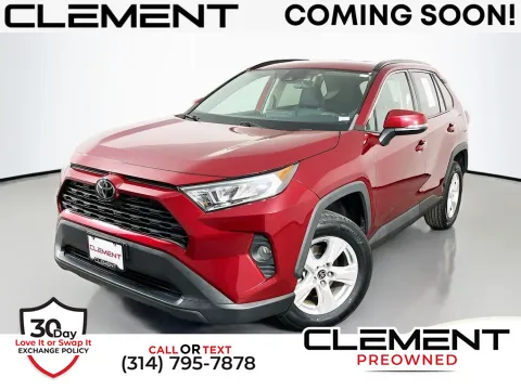 Red 2021 Toyota RAV4 XLE for sale in St. Charles, MO