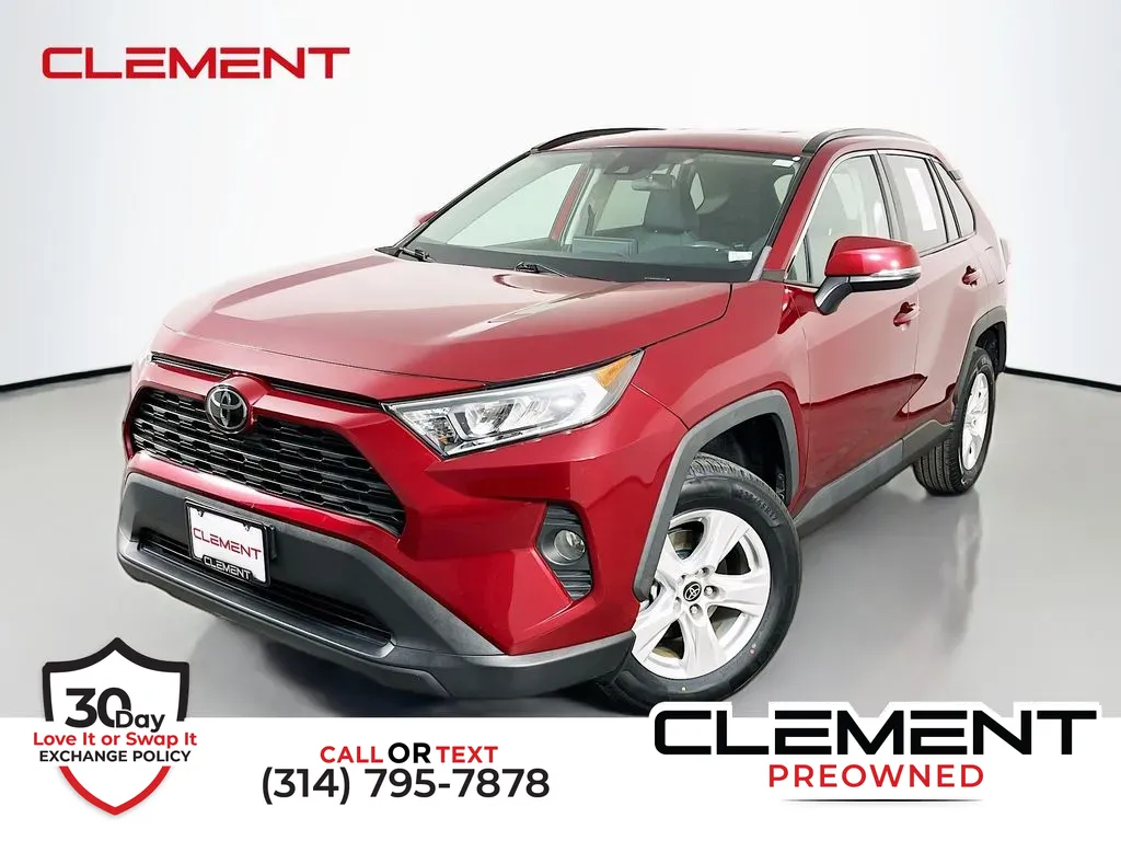 Red 2021 Toyota RAV4 XLE for sale in St. Charles, MO