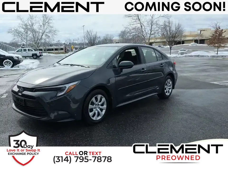 Gray 2024 Toyota Corolla Hybrid LE for sale in St. Charles, MO