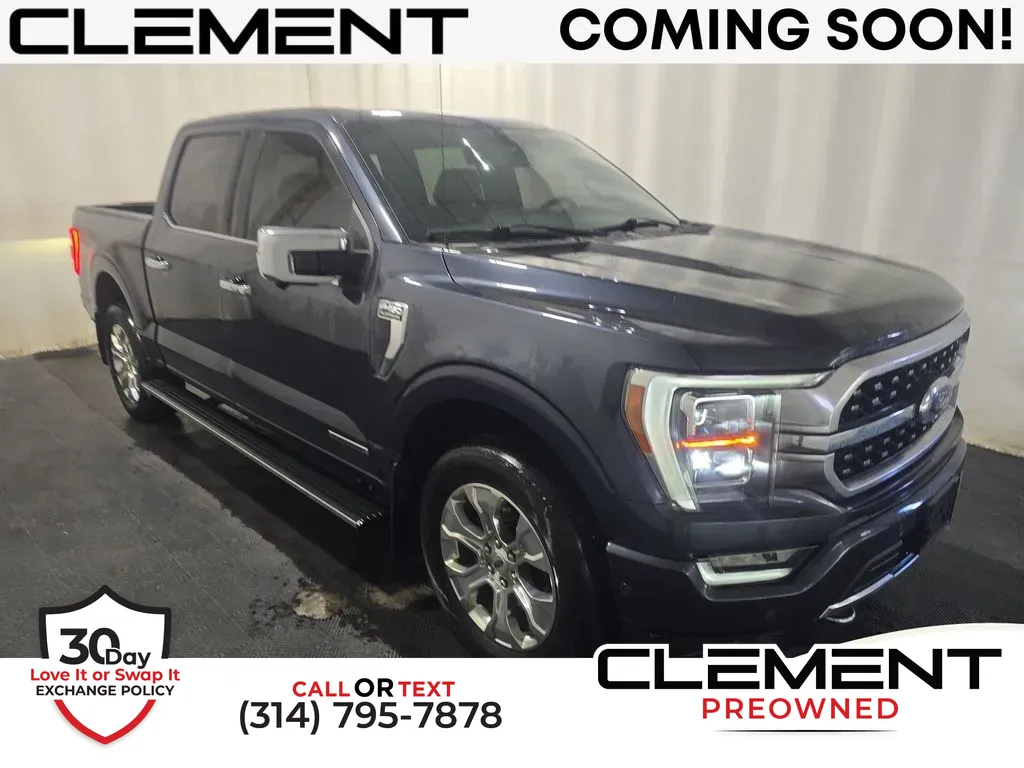 Gray 2021 Ford F-150 Platinum for sale in St. Charles, MO