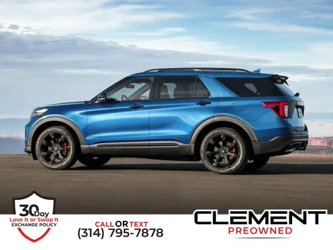 Black 2020 Ford Explorer ST for sale in St. Charles, MO
