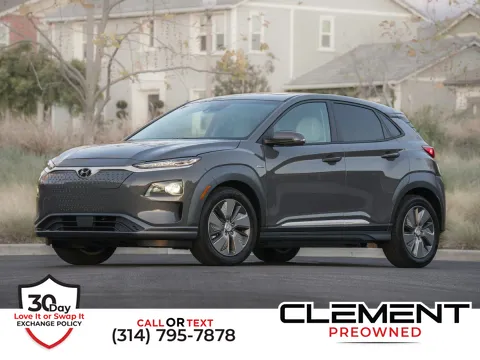 Black 2020 Hyundai Kona Electric Ultimate for sale in St. Charles, MO