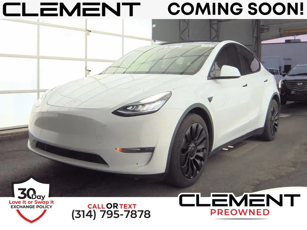 White 2021 Tesla Model Y Long Range for sale in St. Charles, MO