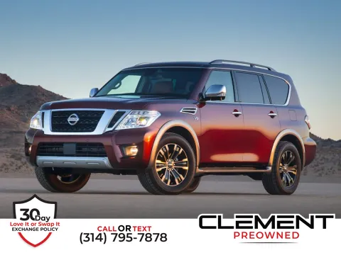 Blue 2020 Nissan Armada SL for sale in St. Charles, MO