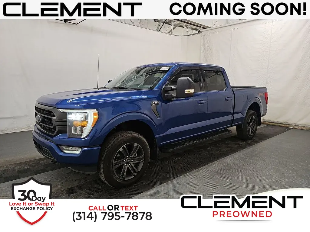 Blue 2022 Ford F-150 XLT for sale in St. Charles, MO